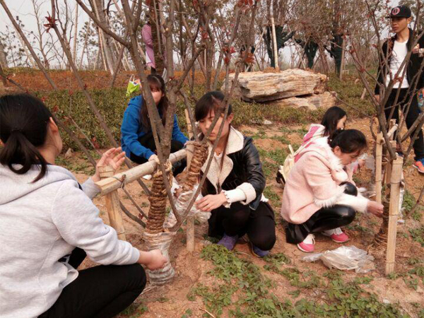 信息系学雷锋系列之去“冬衣”迎春茵